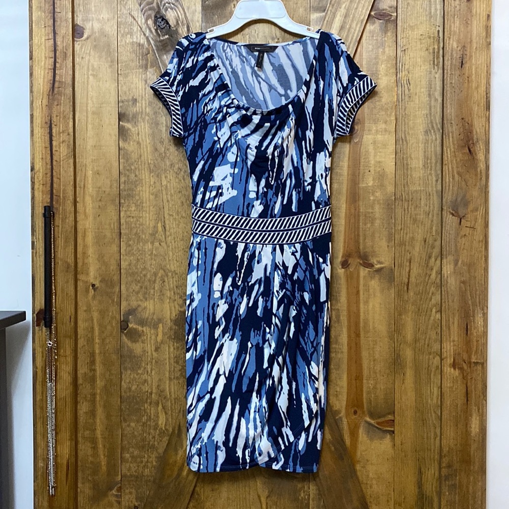 BCBGMaxAzria | Abstract Print Mini Dress